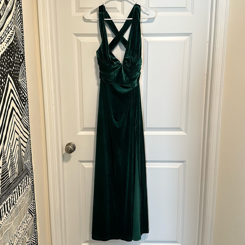 Doublin dress green maxi from Baltic Born. Large